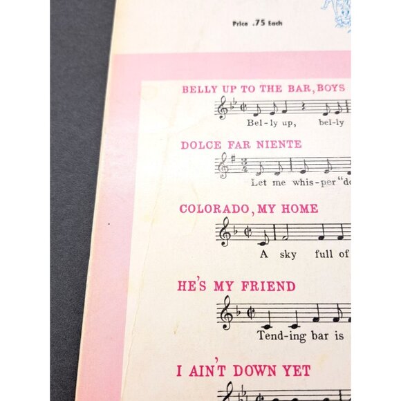 Vintage Unsinkable Molly Brown Vocal Selections Debbie Reynolds 1960 Song Book - Picture 5 of 9